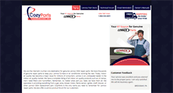 Desktop Screenshot of cozyparts.com